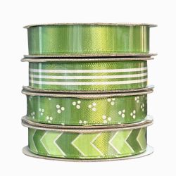 Kit com 4 Fitas em Tecido American Crafts Verde