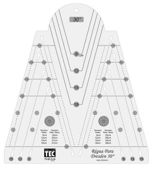 Régua para Dresden 30° TEC