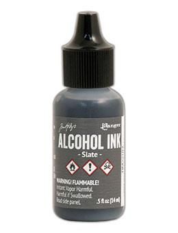 Alcohol Ink Adirondack Slate by Tim Holtz