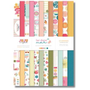 Bloco de Papel A4 Juju Scrapbook Coleção Lar Doce Mar