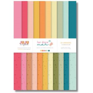 Bloco de Papel A5 Juju Scrapbook Coleção Lar Doce Mar