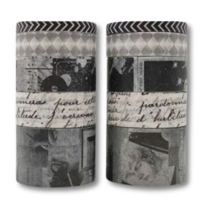 Kit com 10 Fitas Adesivas Washi Tape Apex Vintage XM-JD2645B