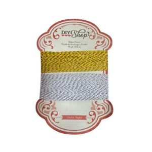 Kit Cordão Crate Paper Metallic Bakers Twine