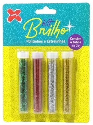 Kit Glitter Brilho Make+ 