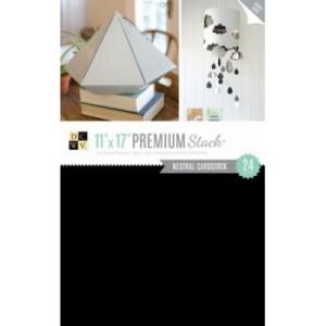 Kit Papel DCWV Premium Stack Double-Sided Black White Grey