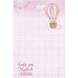 Papel Carta Litoarte Coleção Coleção Pacotinho de Amor Menina PEC-060 Pacote com 5 unidades