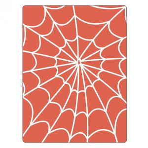 Placa de Relevo e Textura Sizzix Spiderweb by Ellison