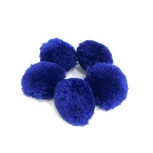 Pompom 3 cm Azul Royal