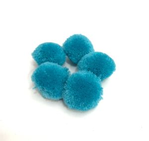 Pompom 3 cm Azul