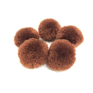 Pompom 3 cm Marrom