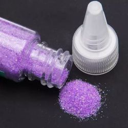 Glitter em Poliéster Bisnaga de 15g Make+ Lilás