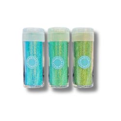 Kit com 3 Glitters Extra Fino Martha Stewart MT02