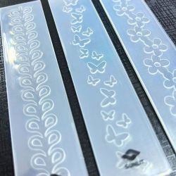 Placas de Relevo e Textura para Scrapbook Sizzix Trio 