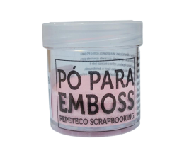 Pó para Emboss Repeteco Rosa Bebê Opaco