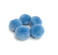 Pompom 3 cm Azul Claro