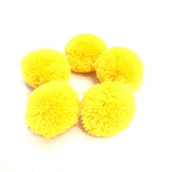 Pompom 3 cm Amarelo