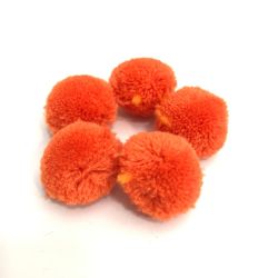 Pompom 3 cm Laranja