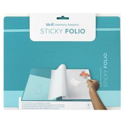 Pasta de Adesivo Sticky Folio We R Memory Keepers Teal